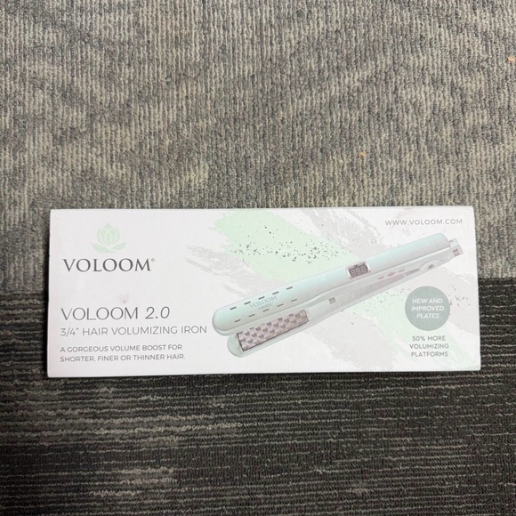 Voloom 2.0 Hair Volumizing Iron Rootie 3/4" Mint Green - Picture 2 of 3